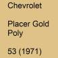 Preview: Chevrolet, Placer Gold Poly, 53 (1971).